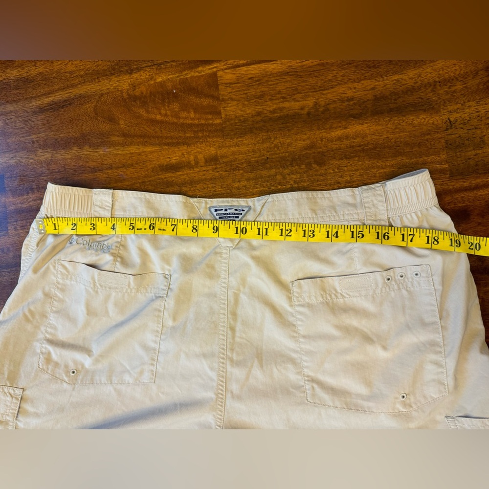 Columbia Sportswear Performance Fishing Gear cargo khaki shorts men’s 38 - Picture 11 of 14